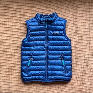 Patagonia Lightweight Down Sweater Vest, 5T Navy Blue Puffer Vest